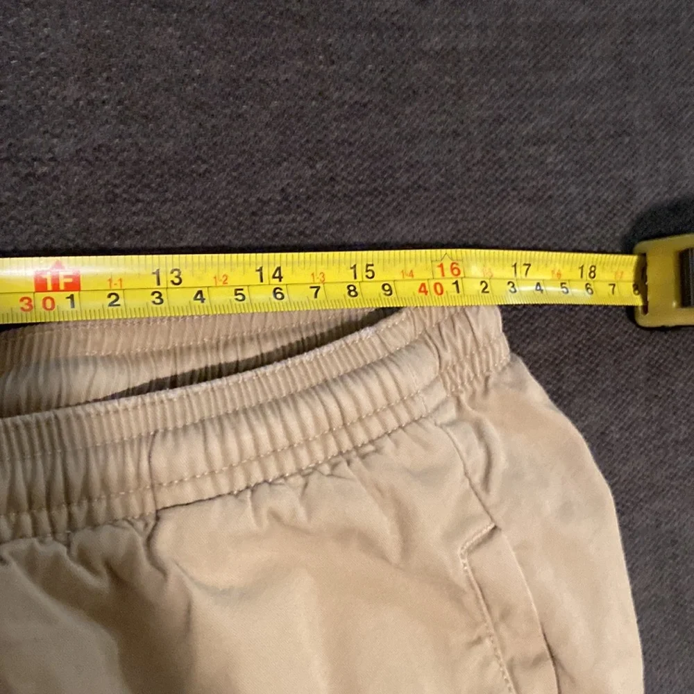Vintage Polo Ralph Lauren elastic drawstring waist lightweight khaki chinos XL - Picture 8 of 10
